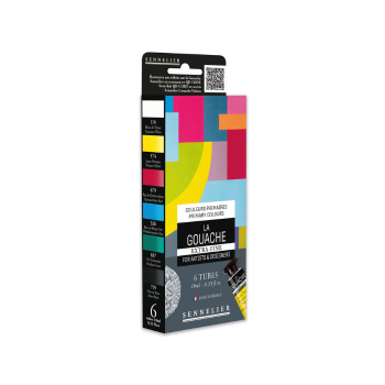 Artist Gouache Set of 6 Tubes (10ml ea.)