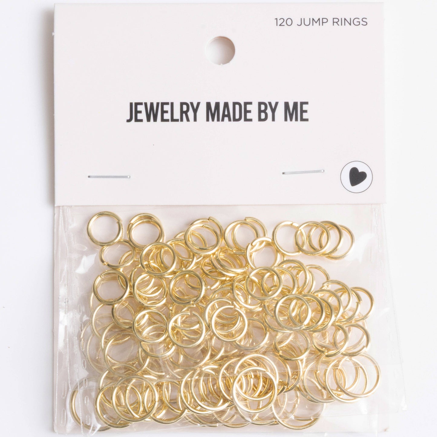 Gold Jump Rings 120pc Assortment