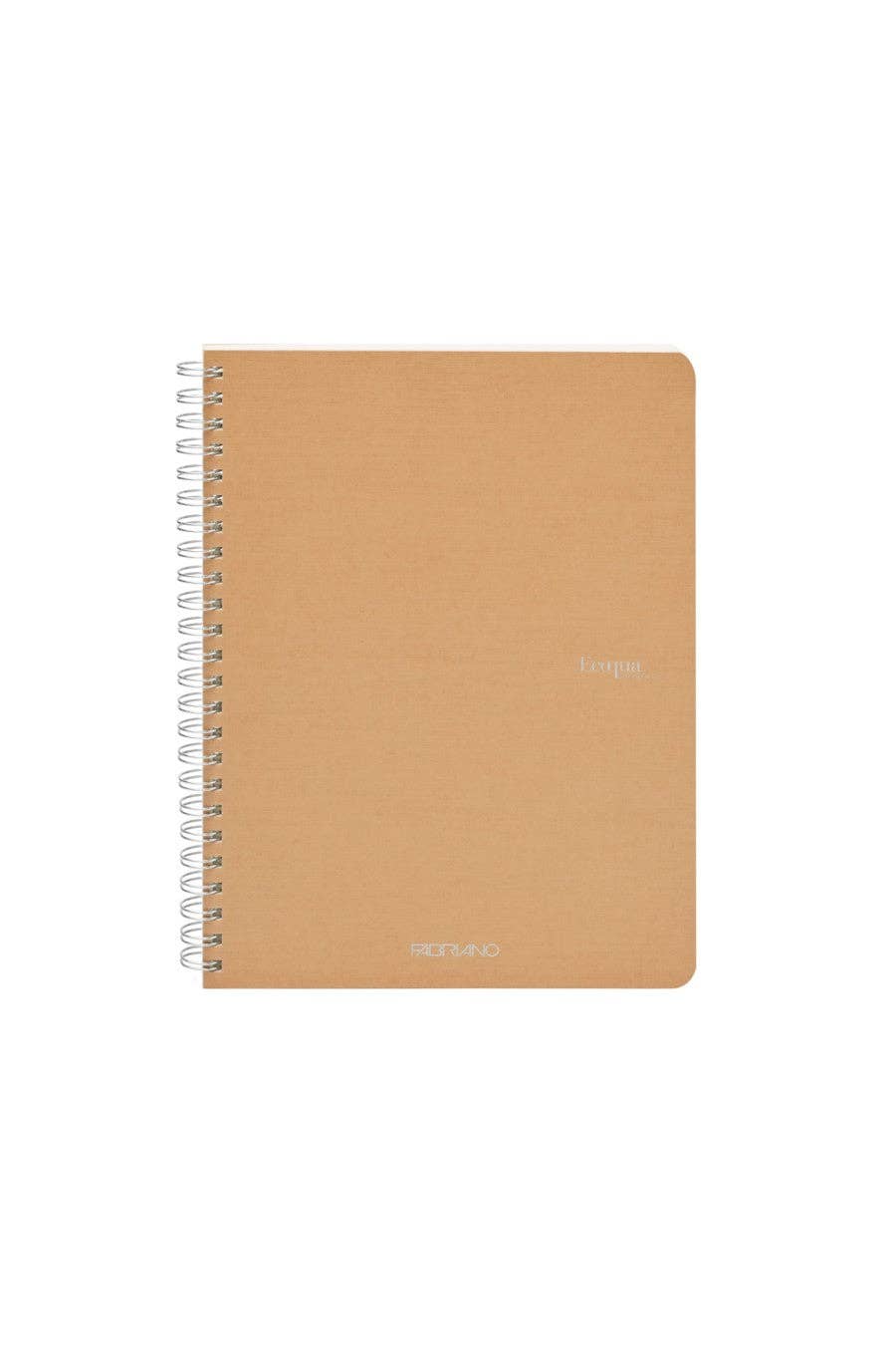 Fabriano Ecoqua Original Spiral-Bound Notebook, 5.8 in x 8.3 in, A5, Blank, 70 Sheets