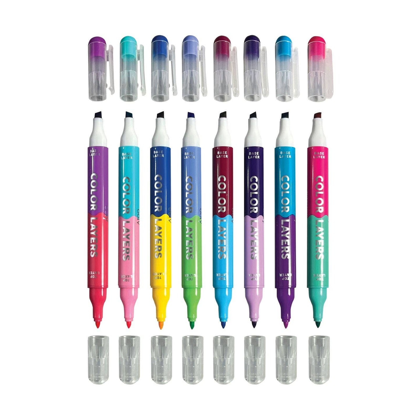 Color Layers: Double-Ended Layering Markers (Set of 8 / 16 Colors)