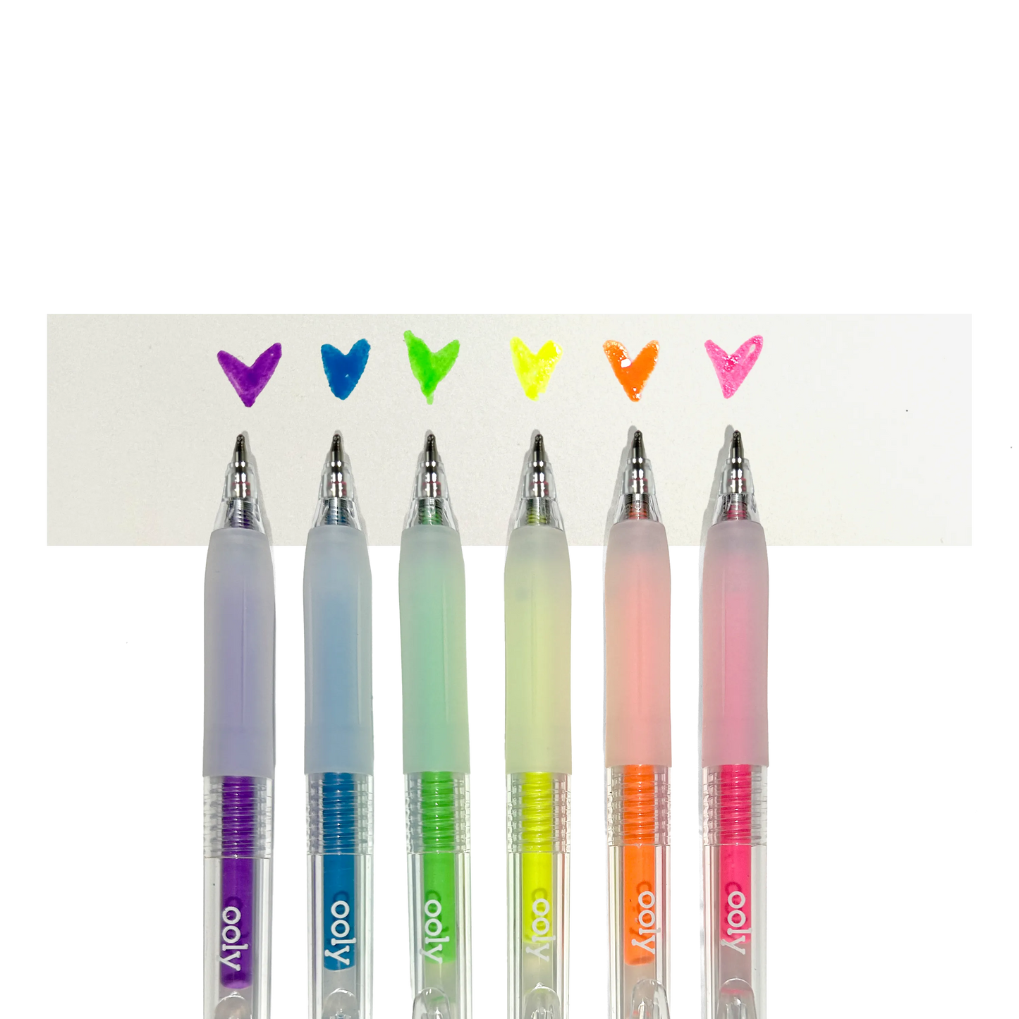 Jelly Gloss: Neon Multi-Surface Deco. Gel Pens (Set of 6)