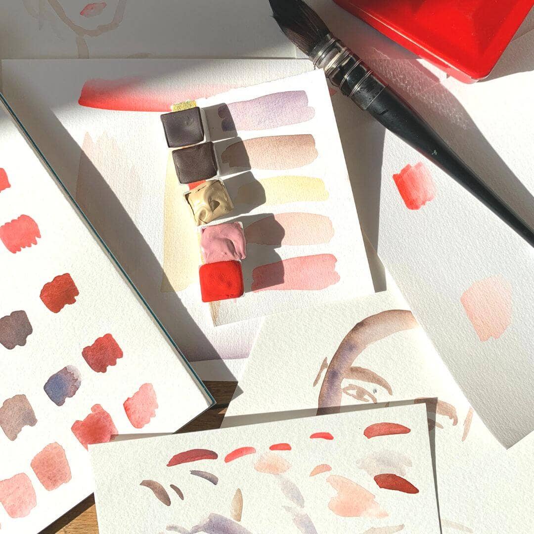 Handmade watercolor - Toys