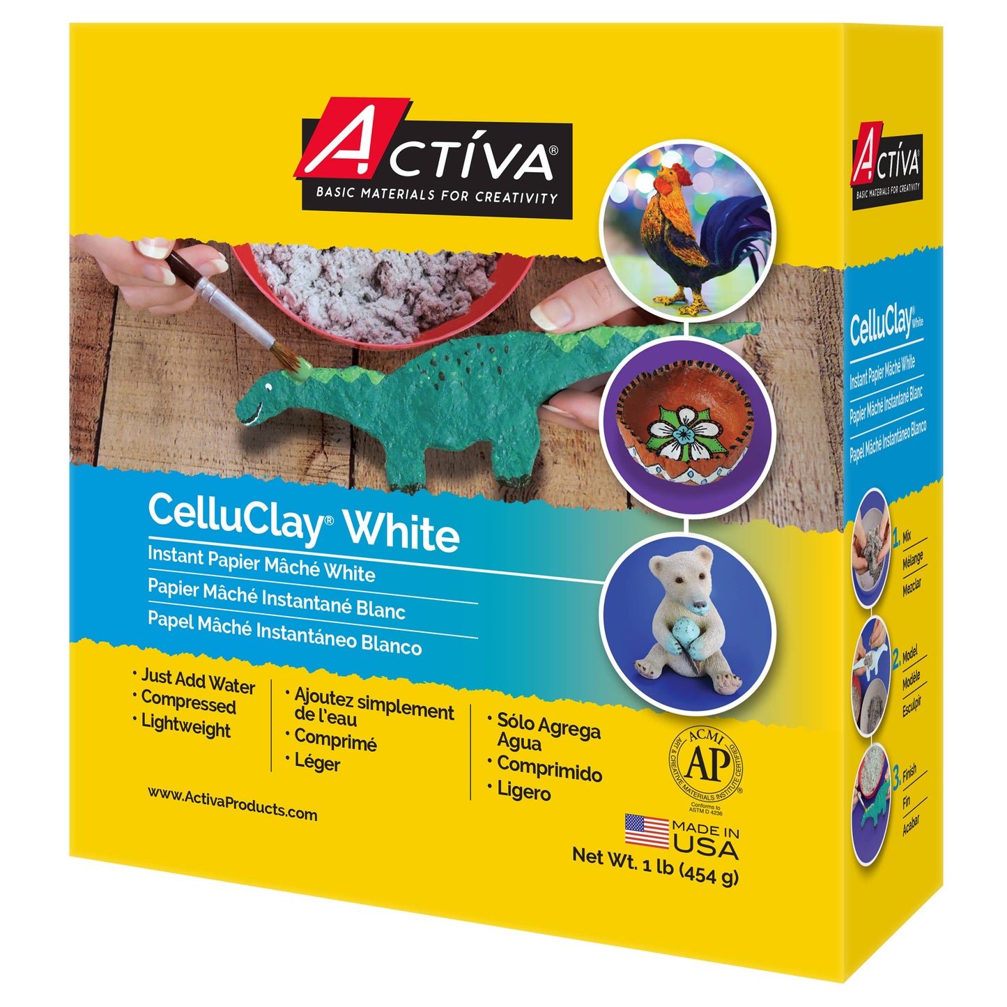 CelluClay, 1 lb.  White