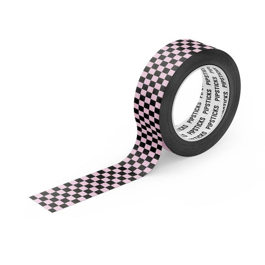 Pink Up The Check Washi Tape