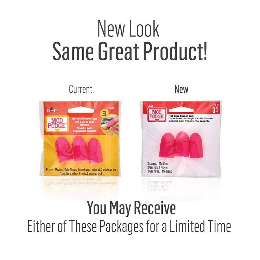 Mod Podge Hot Glue Finger Caps 3PC