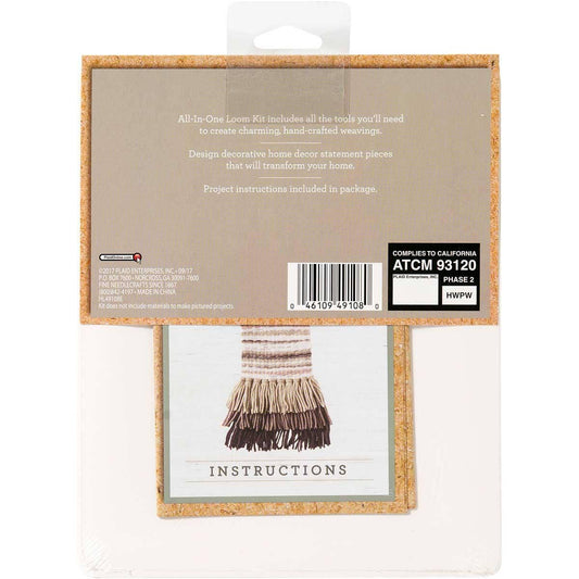 Bucilla ® Weaving Loom All-In-One Kit - Rectangle, 8 piece
