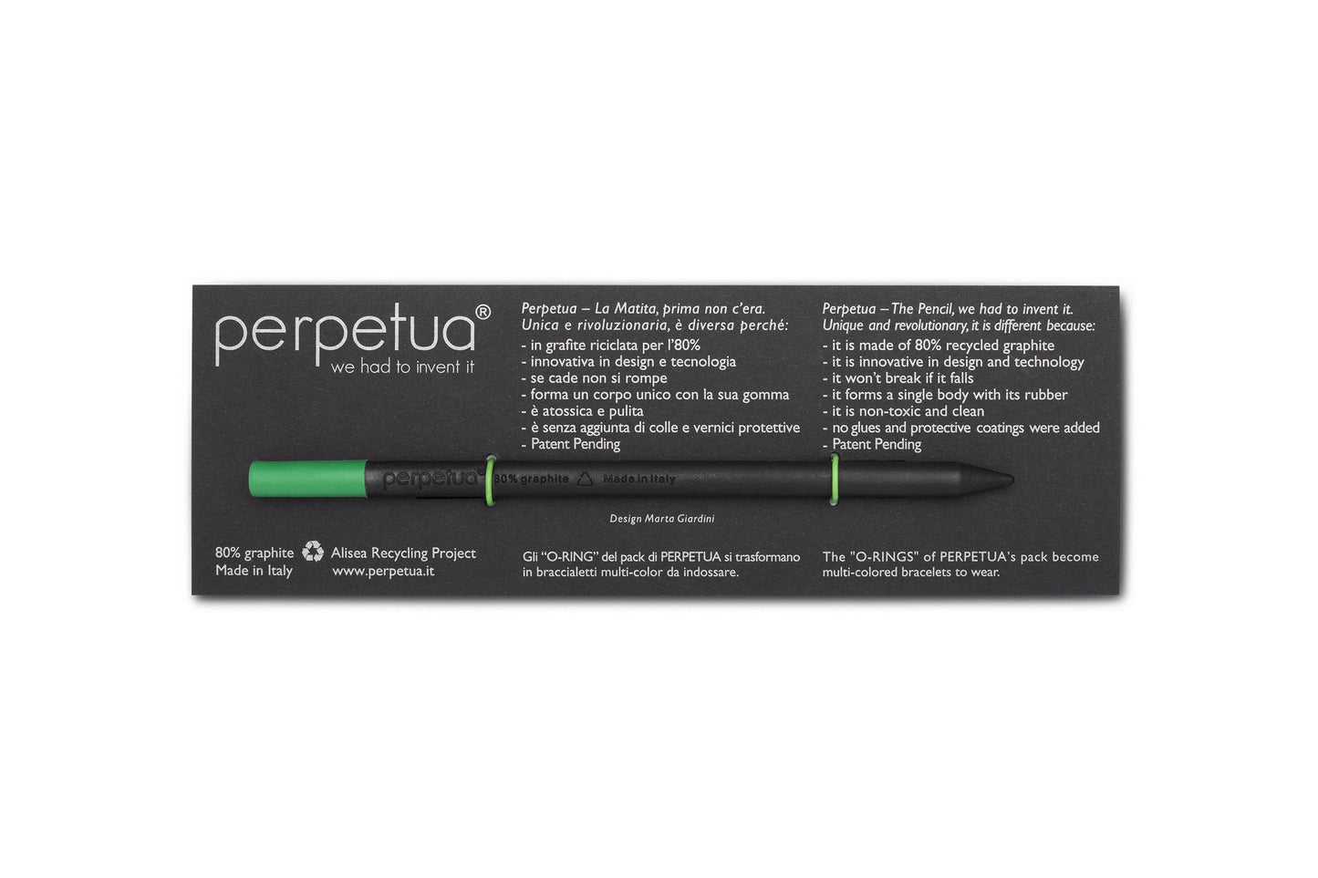 Perpetua - Recycled Graphite Pencils