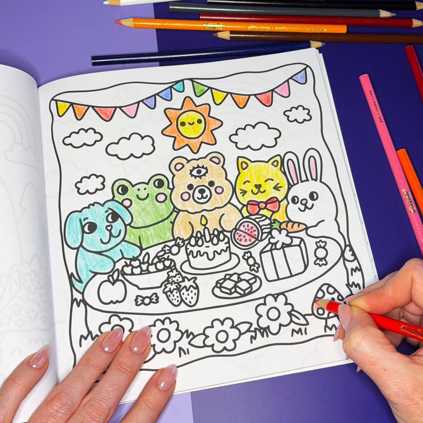 Coloring Book - Magical Moments Whimsical Stress Relief