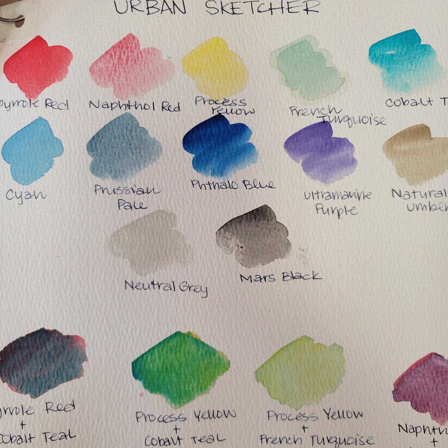 Push/Pull Supplies - Urban Sketcher 12 Pan Watercolor Set