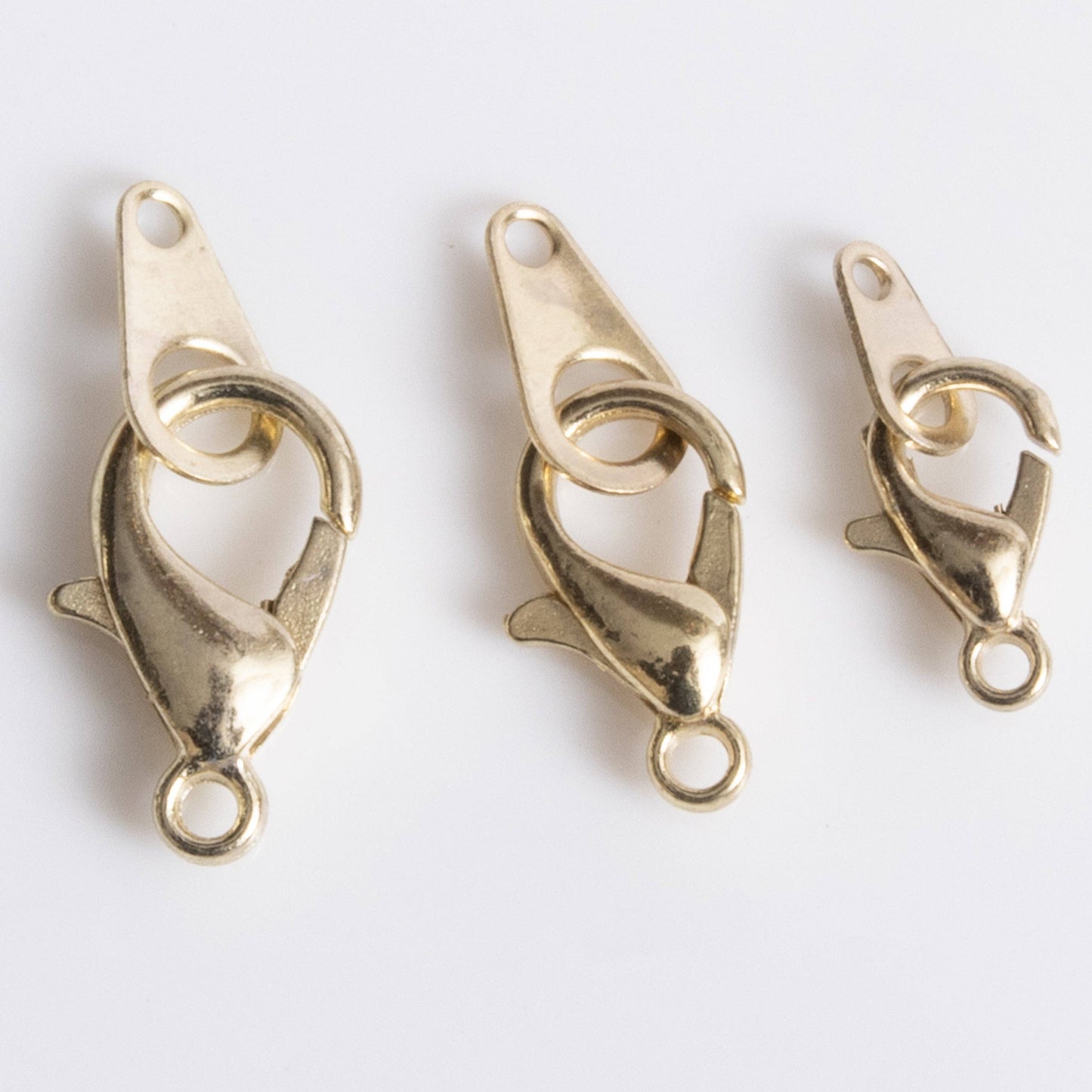 Gold Lobster Clasps 15pc