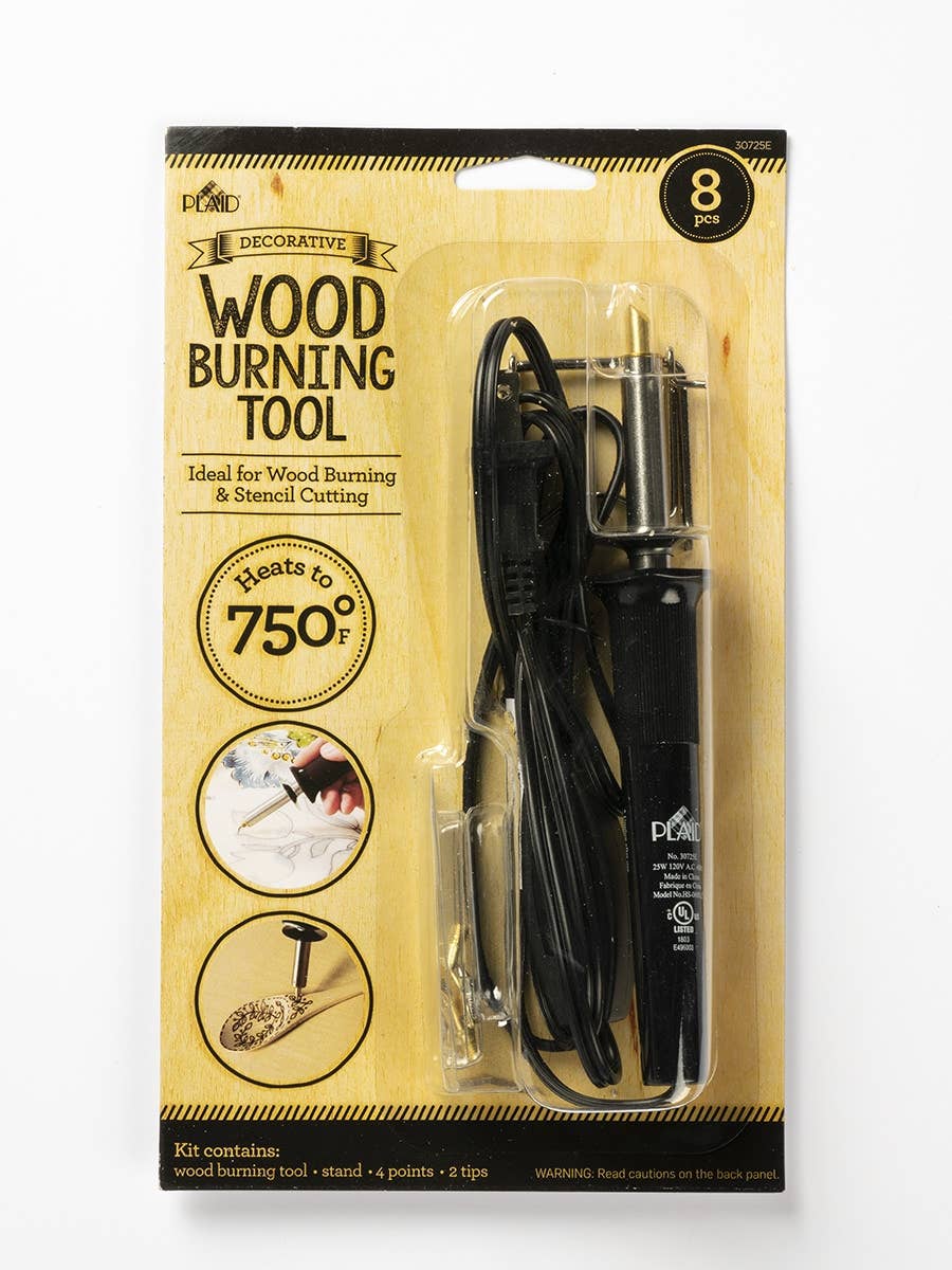 Plaid Decorative Wood Burning Tool 8 Piece