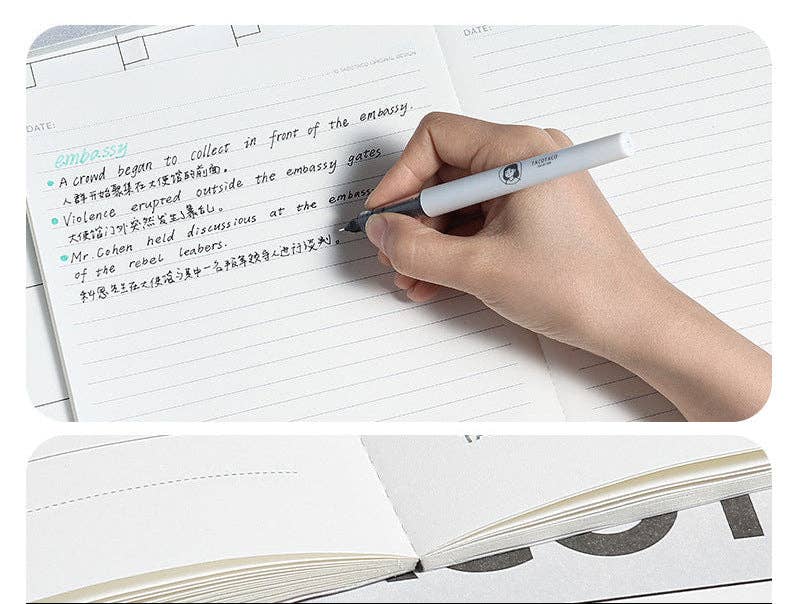 Cartoon Stitch-Bound Notebook