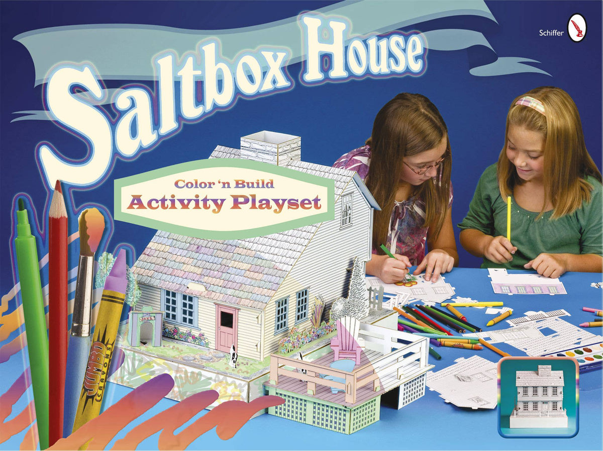 Saltbox Color Code Saltbox House: Color 'n Build Activity Playset – Freehand Art Supply
