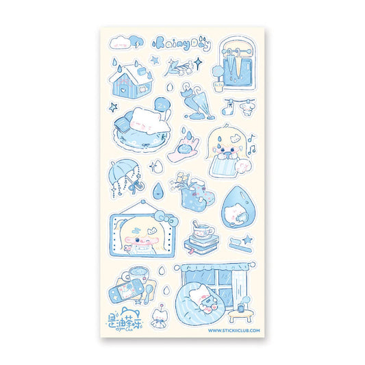 Rainy Day In Sticker Sheet