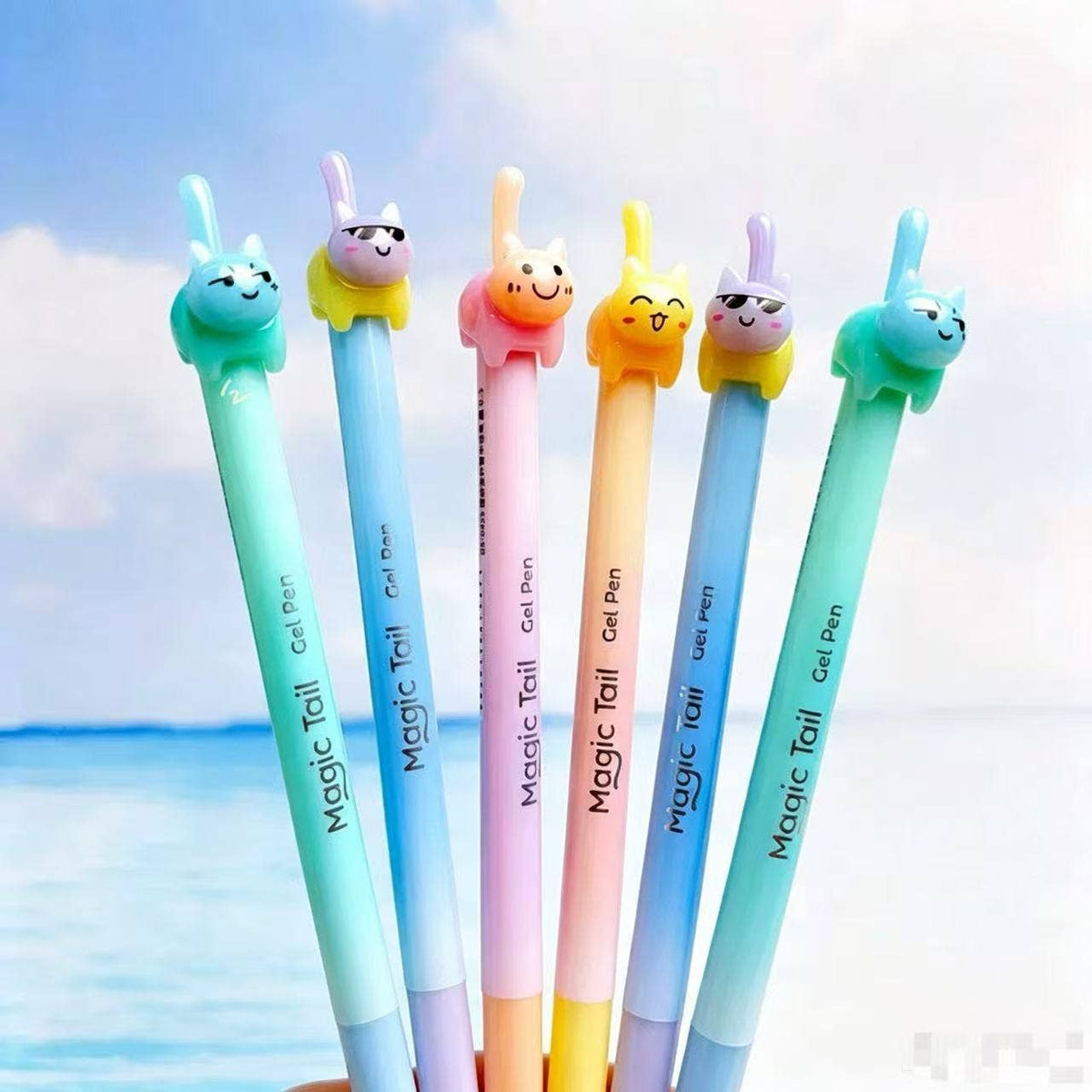 22189 Cat Tail Colors Gel Pen