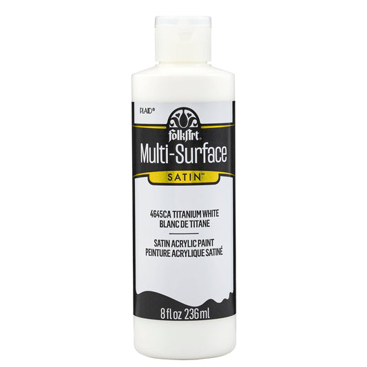 FolkArt ® Multi-Surface Satin Acrylic Paint, 8 oz and 16 oz