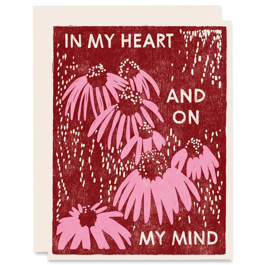 Coneflowers on My Mind Friendship Card