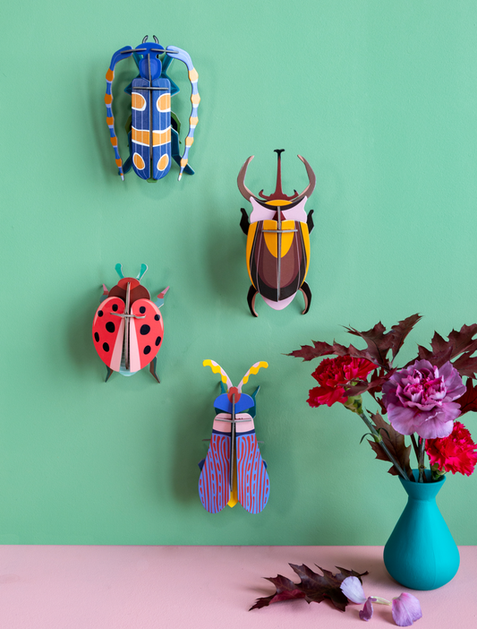 3D Wall Art - Beetles - Coccinelle Rouge