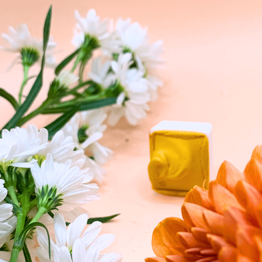 NEW - Handmade Watercolor - Daffodil Yellow