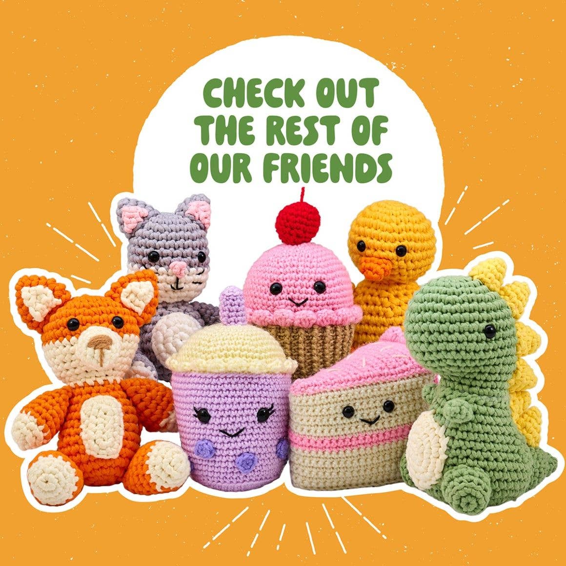 Bucilla ® Amigurumi Crochet Kit - Marshy the S'More 5"