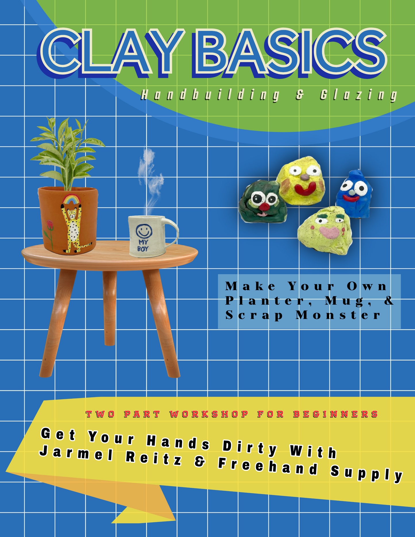 Clay Basics: A 2-Part Handbuilding & Glazing Workshop