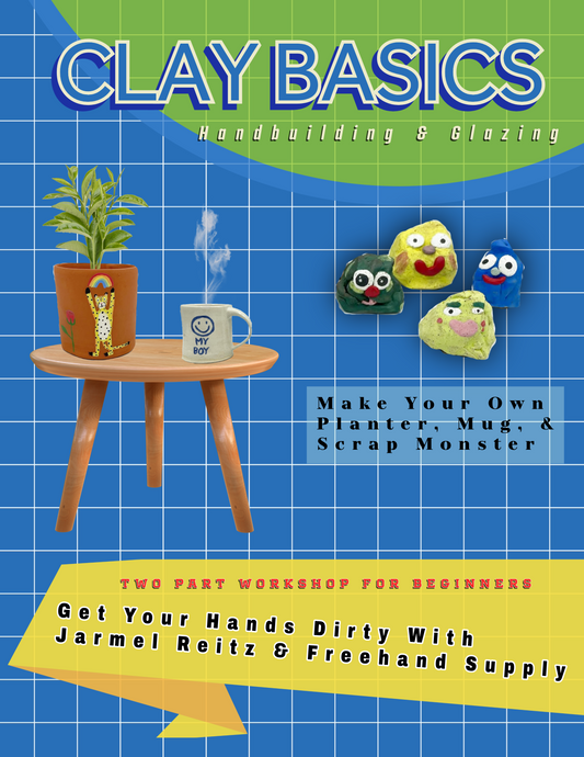 Clay Basics: A 2-Part Handbuilding & Glazing Workshop