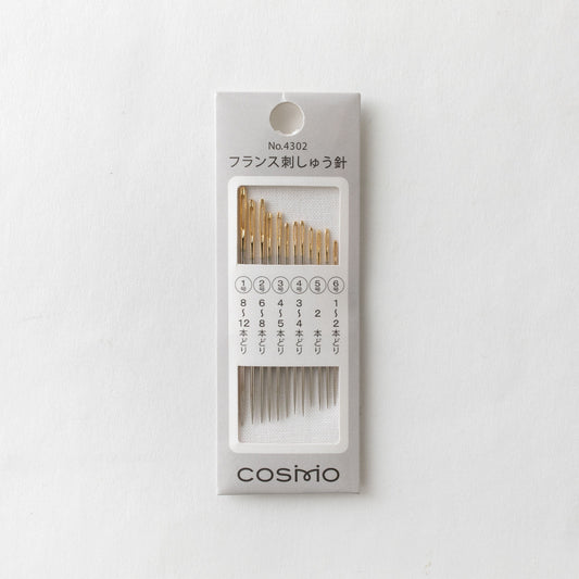 French Embroidery Needle Pack Sizes 1-6