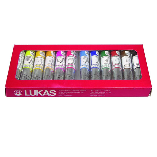 LUKAS Studio Oils Set of 12, 20 ml Tubes