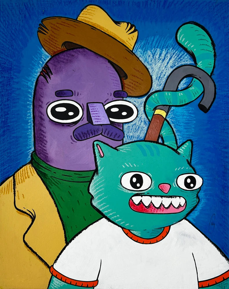 Gallery: Mr. Scooot - Man and Cat