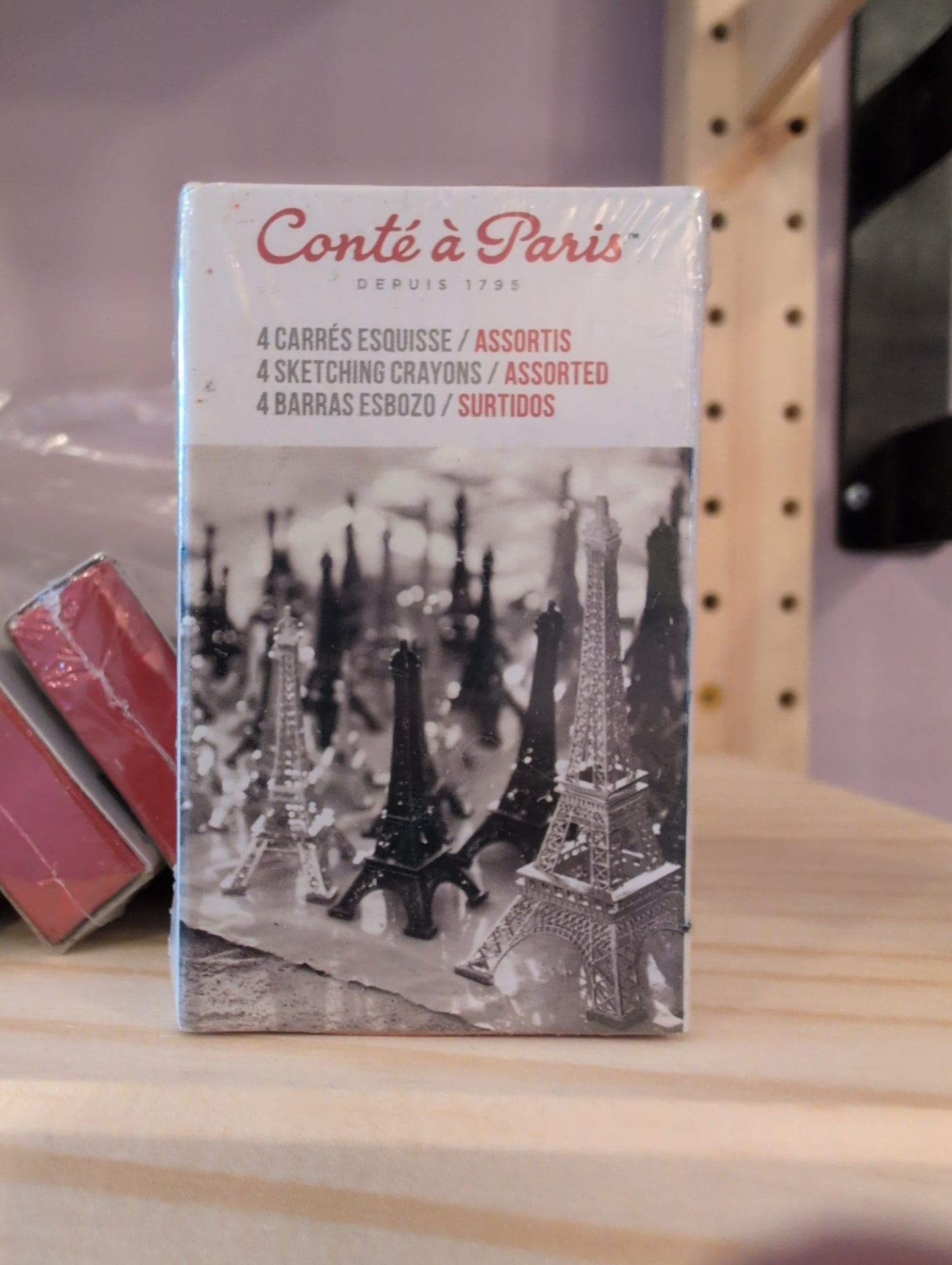 Conté Crayons Match Box Set of 4 - Classic Colors