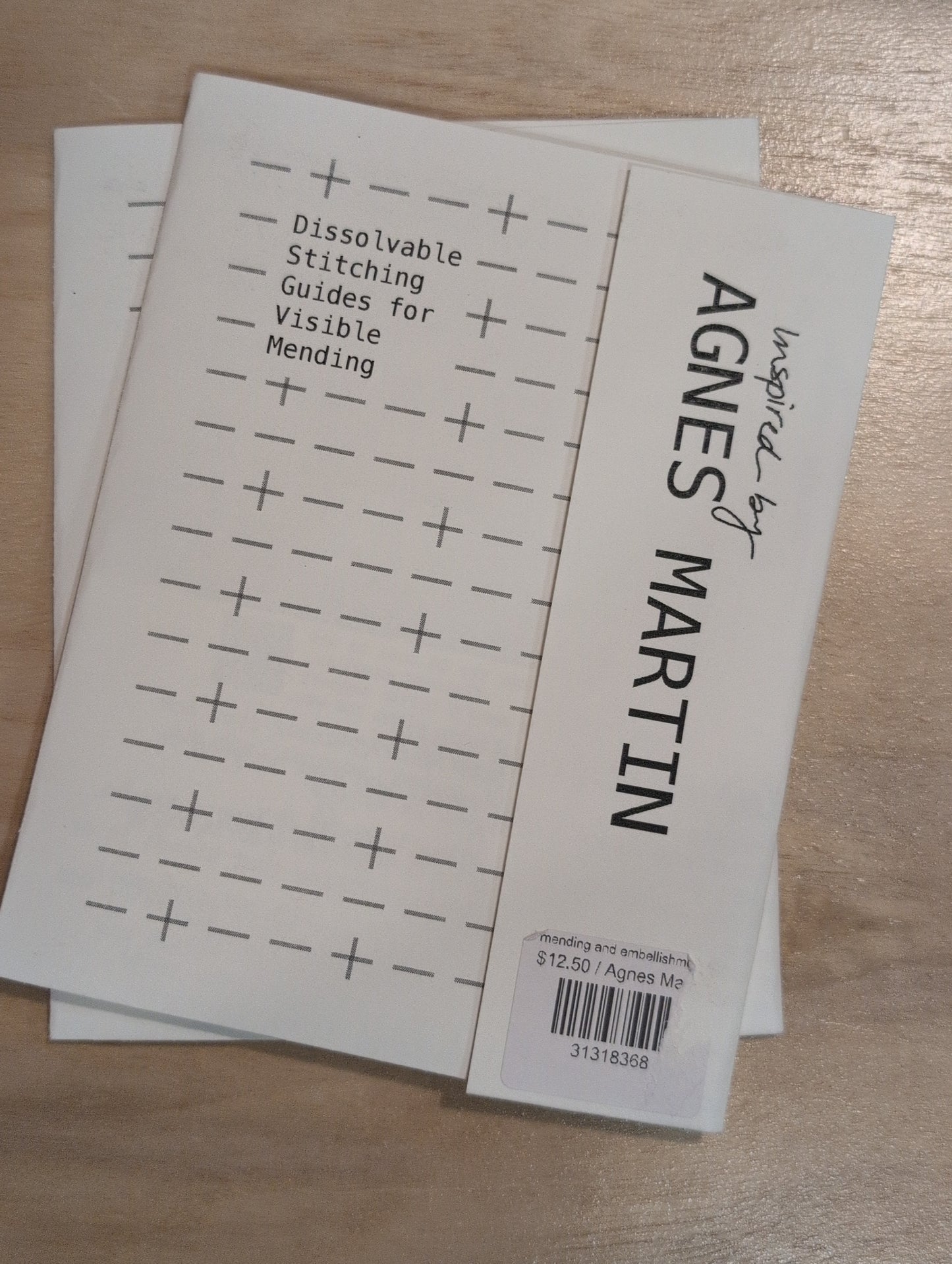 Agnes Martin Mending + Embellishment Transfer