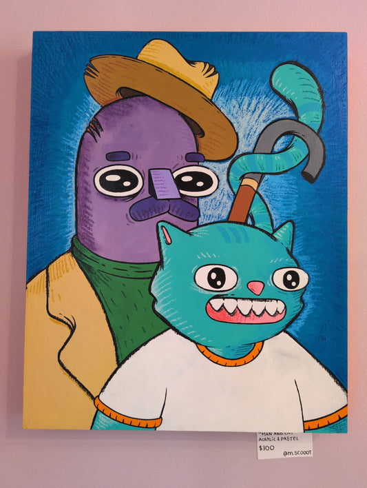 Gallery: Mr. Scooot - Man and Cat