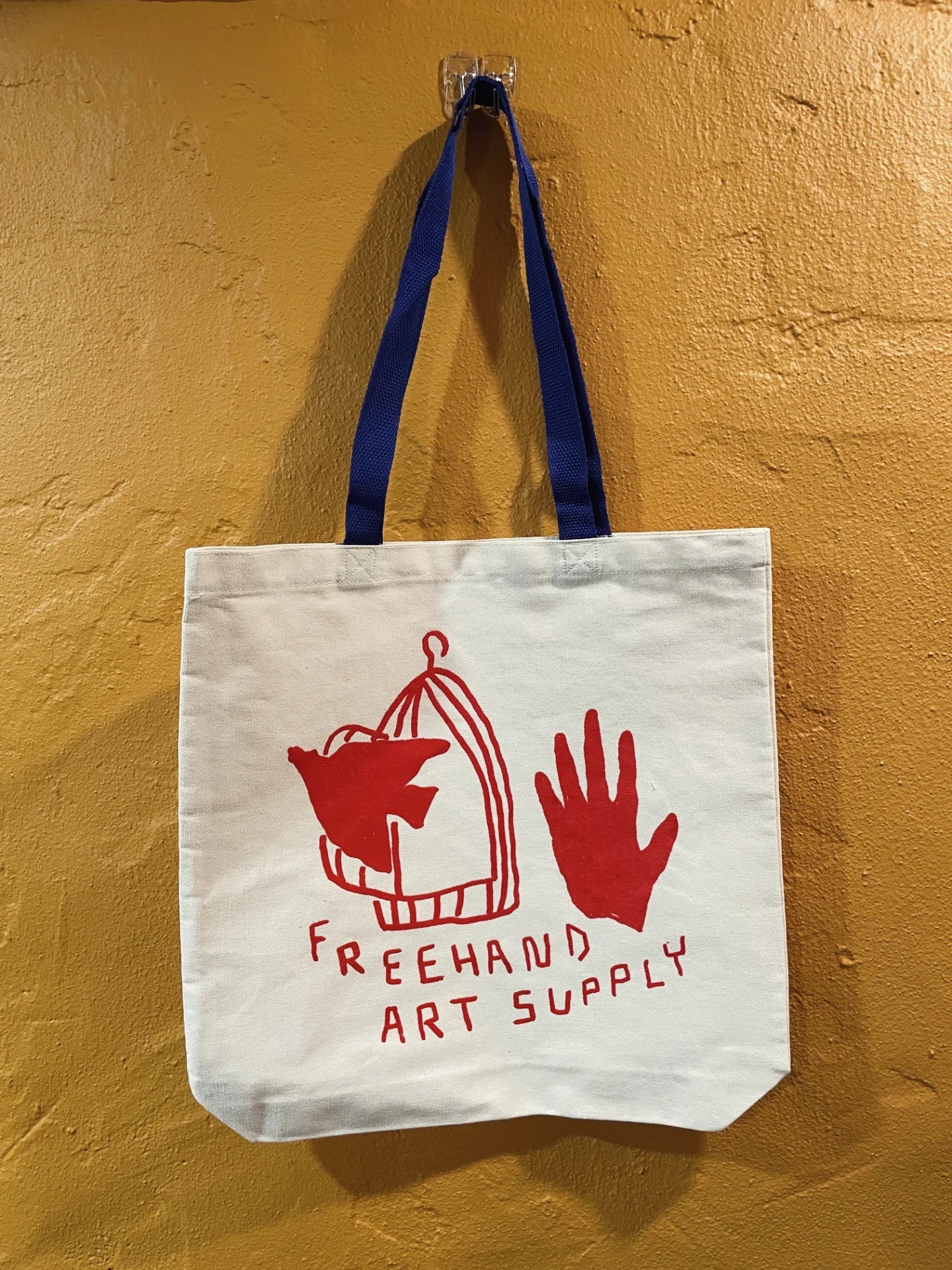 Freehand 1st Anniversary Tote with Blue Handle