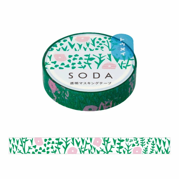 KINGJIM SODA Washi Tape Clear Washi Tape Soda