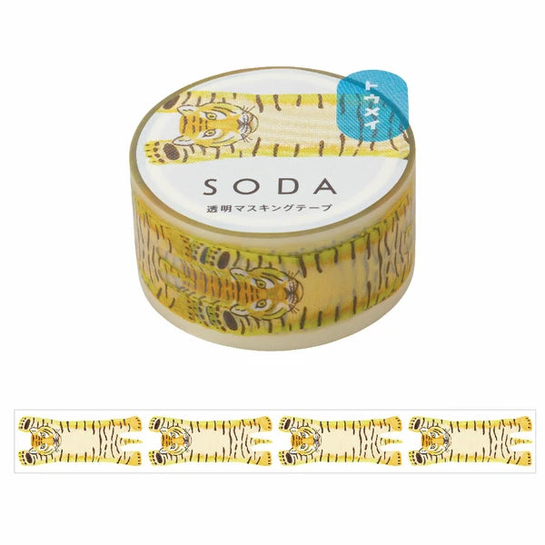 KINGJIM SODA Washi Tape Clear Washi Tape Soda